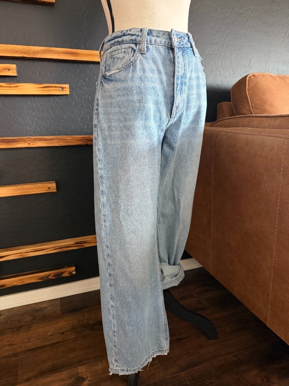 Lovervet by Vervet Light Wash Straight Leg Denim